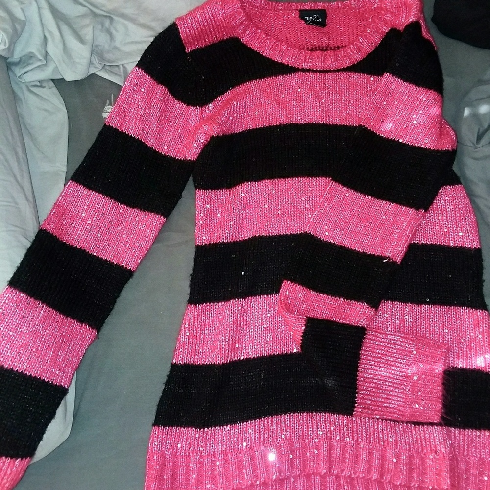 Sparkly Stripes Sweater